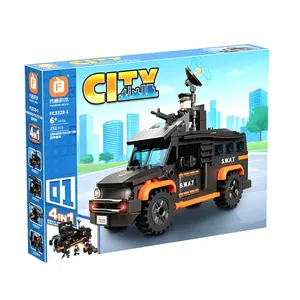 ساختنی 252 تکه فارنج مدل ماشین پلیس کد FC3329-1