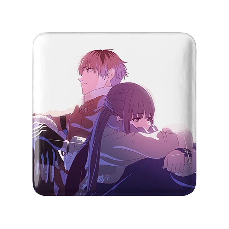 پیکسل خندالو طرح انیمه فریرن (Frieren) مدل مربعی کد 33899