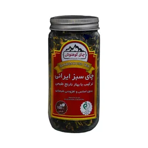 چای سبز ترکیب با بهارنارنج طبیعی کوهنوش - 120 گرم