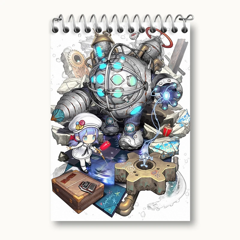 دفتر یادداشت 50 برگ خندالو مدل بازی بایوشاک (Bioshock) کد 31331