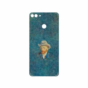 MAHOOT Self portrait with a gray felt hat Cover Sticker for Huawei Y9 2018