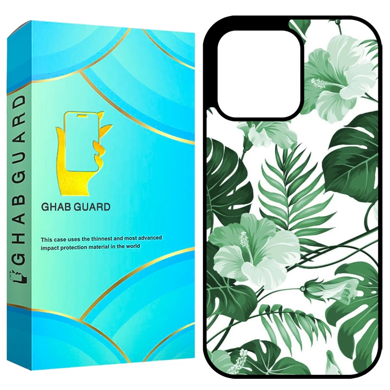  کاور قاب گارد طرح برگ مدل GCHP15PM مناسب برای گوشی موبایل اپل iPhone 15 Pro Max