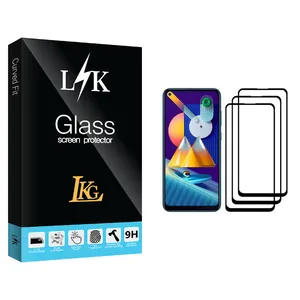 LKG LK Glass Screen Protector For Samsung Galaxy M11 Pack Of 3