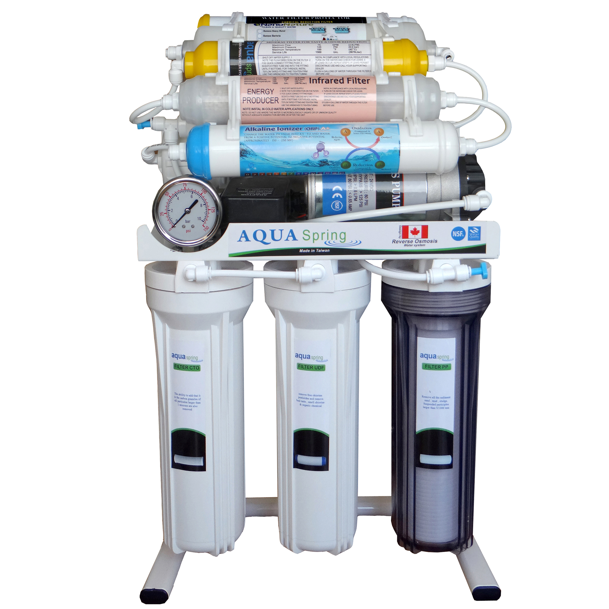 دستگاه تصفیه کننده آب آکوآ اسپرینگ مدل RO - NF2700
