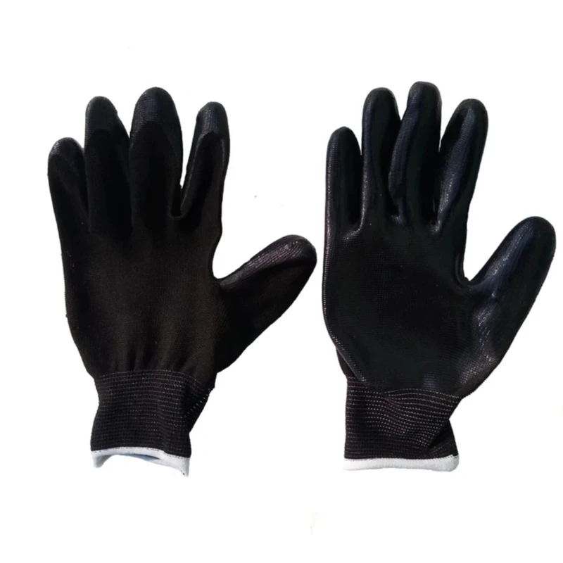 دستکش ایمنی مدل نیتریل بسته ۱۲ عددی