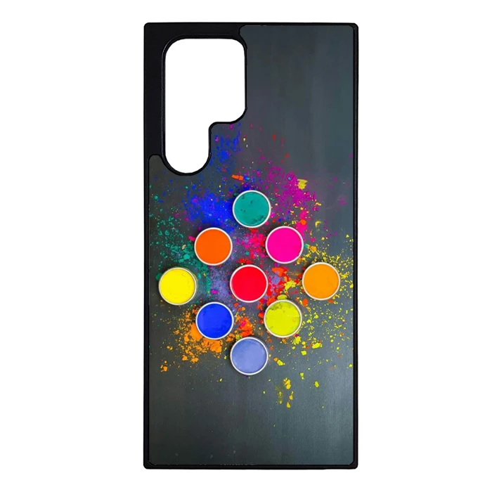 کاور گالری وبفر طرح آبرنگ مناسب برای گوشی موبایل سامسونگ galaxy s22 ultra