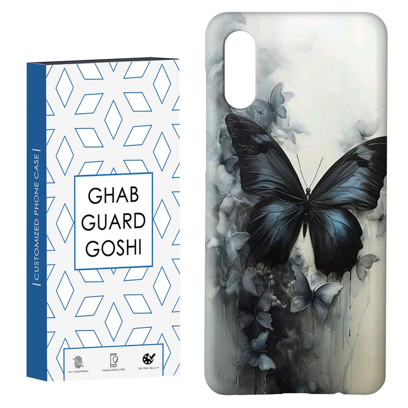 کاور قاب گارد گوشی طرح پروانه کد Dimo-386 مناسب برای گوشی موبایل سامسونگ Galaxy A02 / M02