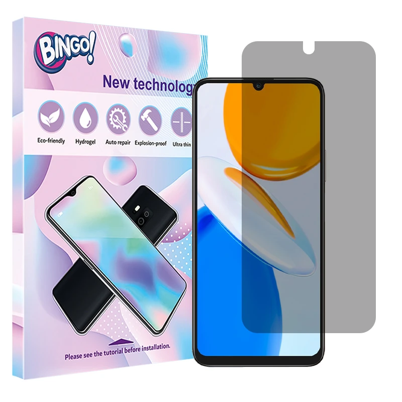 محافظ صفحه نمایش حریم شخصی بینگو مدل Tough مناسب برای گوشی موبایل آنر X7