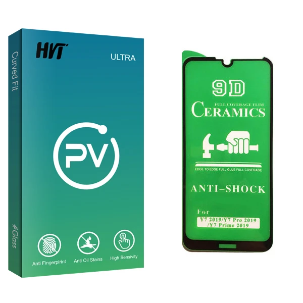 محافظ صفحه نمایش سرامیکی اچ وی تی مدل PV glass مناسب برای گوشی موبایل هوآوی Y7 Prime 2019