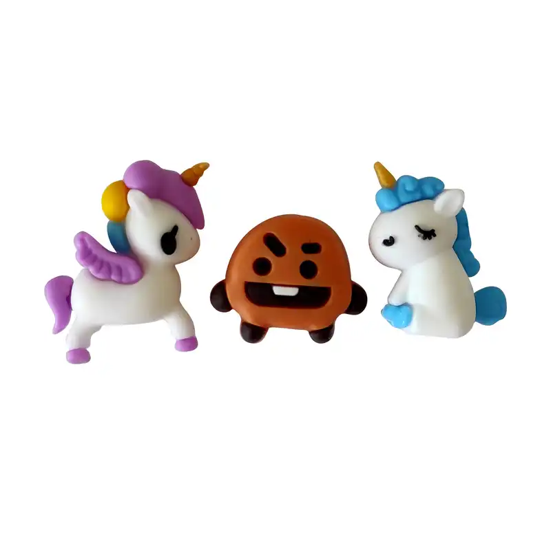 سرمدادی طرح یونیکورن کد006 بسته 3عددی