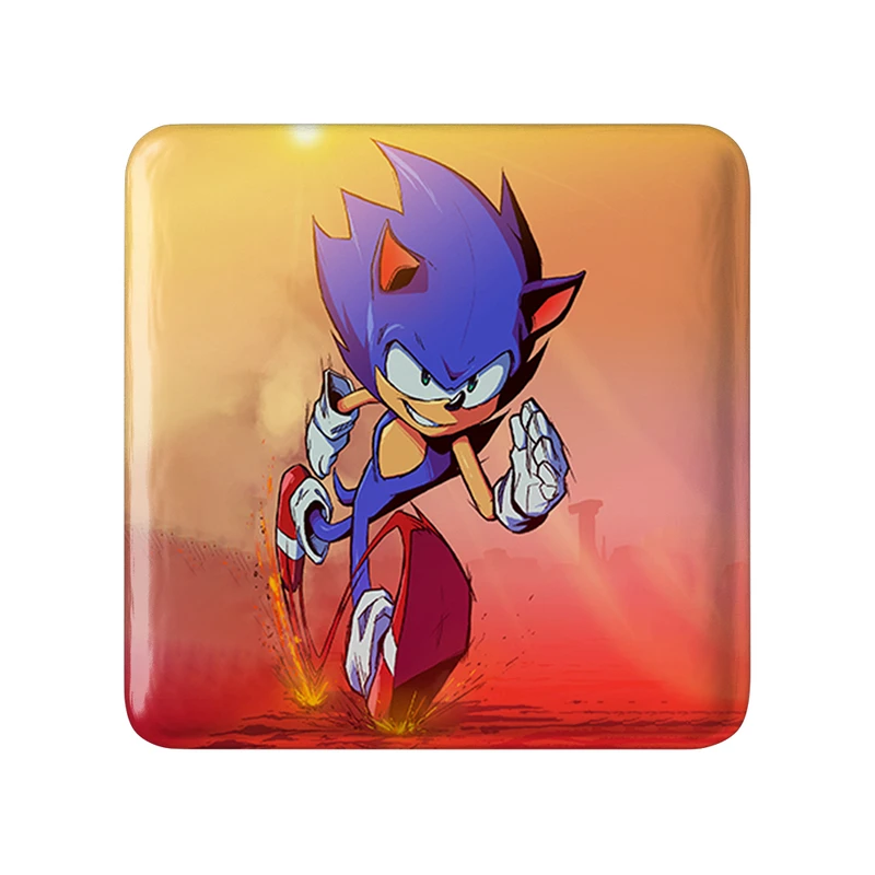 مگنت خندالو طرح سونیک (Sonic) مدل مربعی کد 37032