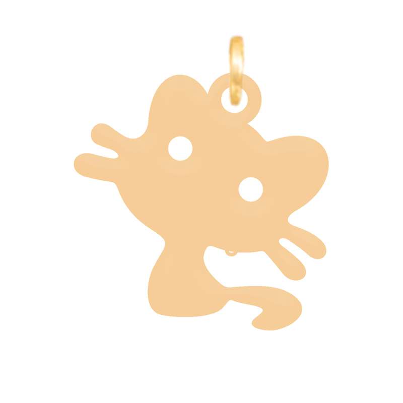 آویز گردنبند طلا 18 عیار زنانه باراد زر مدل گربه BZ222