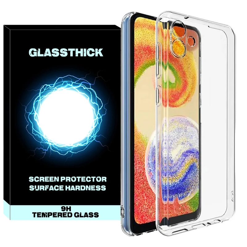 کاور گلستیک مدل Clear مناسب برای گوشی موبایل سامسونگ Galaxy A04 4G / M13 5G