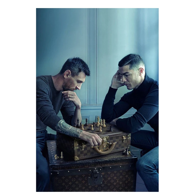 پوستر مدل کریستیانو رونالدو Cristiano Ronaldo و لیونل مسی Lionel Messi کد 838