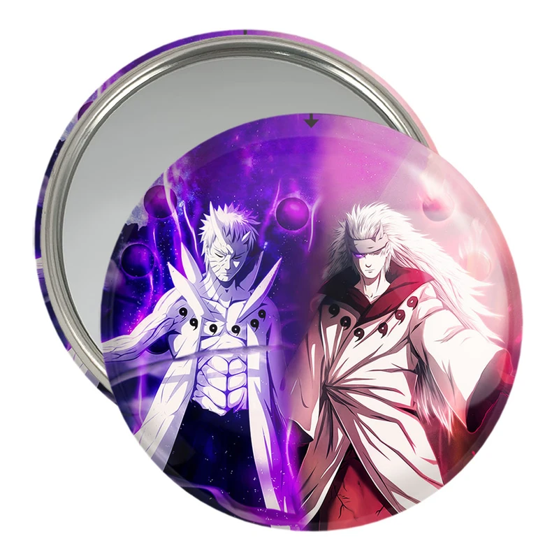 آینه جیبی خندالو مدل مادارا و اوبیتو انیمه ناروتو کد 11265