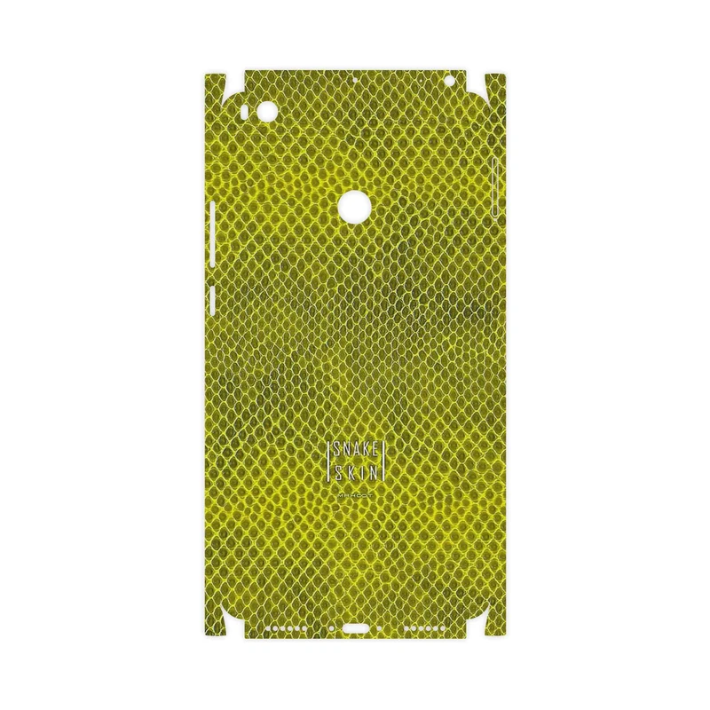 برچسب پوششی ماهوت مدل Yellow Snake Skin-FullSkin مناسب برای گوشی موبایل شیائومی Mi Max 2