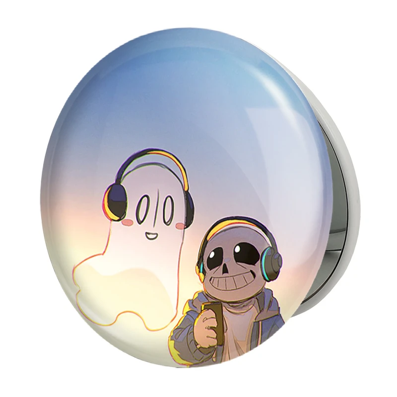 آینه جیبی خندالو طرح بازی آندرتیل (Undertale) مدل تاشو کد 31741