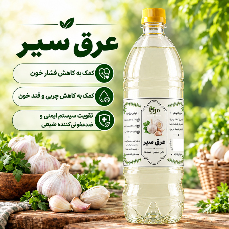 عرق سیر مِرنا - 1 لیتر 