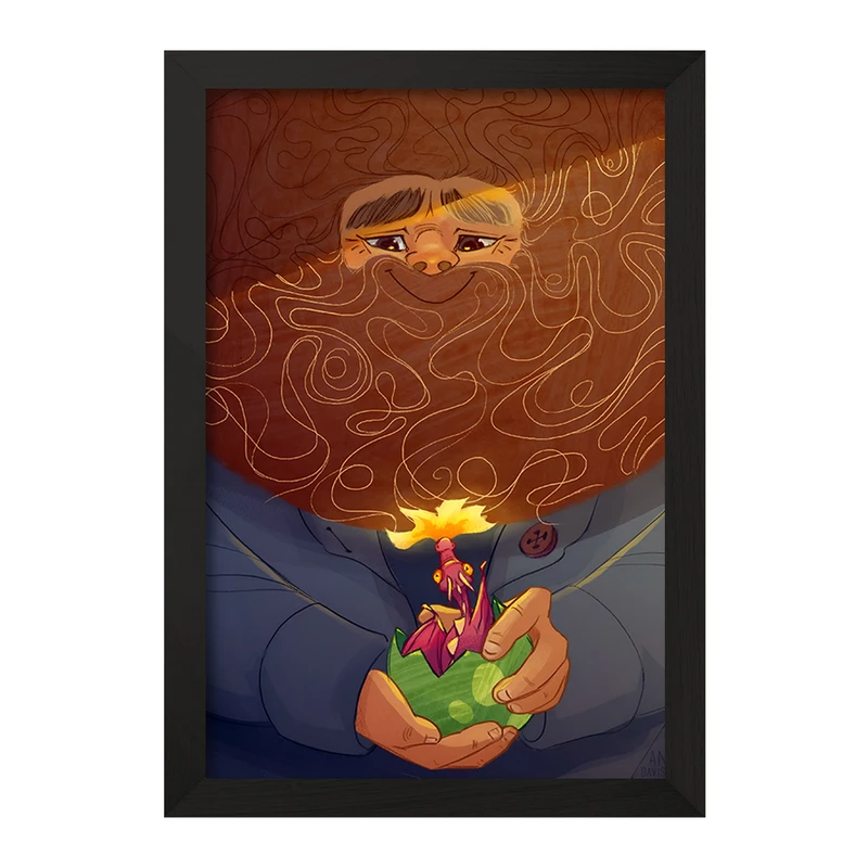 تابلو خندالو مدل هاگرید هری پاتر کد F8824