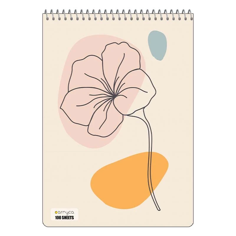 دفتر شطرنجی 100 برگ کارنیکا طرح مینیمال Minimal کد 49792