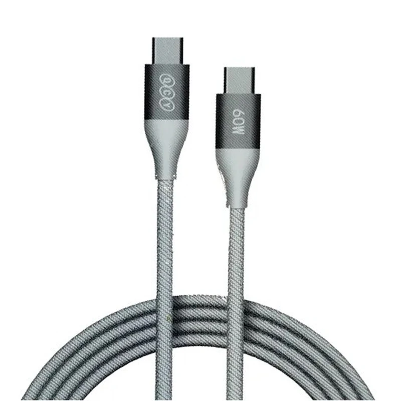 کابل تبدیل USB-C کیو سی وای مدل DC21 طول 1.2 متر