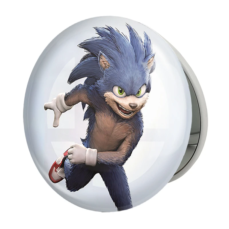 آینه جیبی خندالو طرح سونیک (Sonic) مدل تاشو کد 37045