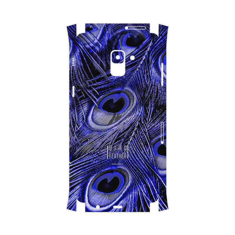 برچسب پوششی ماهوت مدل Purple Feather-FullSkin مناسب برای گوشی موبایل سامسونگ Galaxy A8 Plus 2018