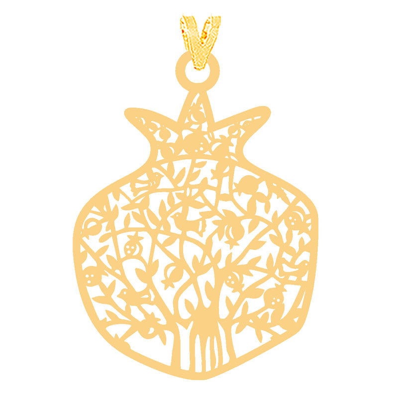 آویز گردنبند طلا 18 عیار زنانه کرابو مدل یلدا Kr31697