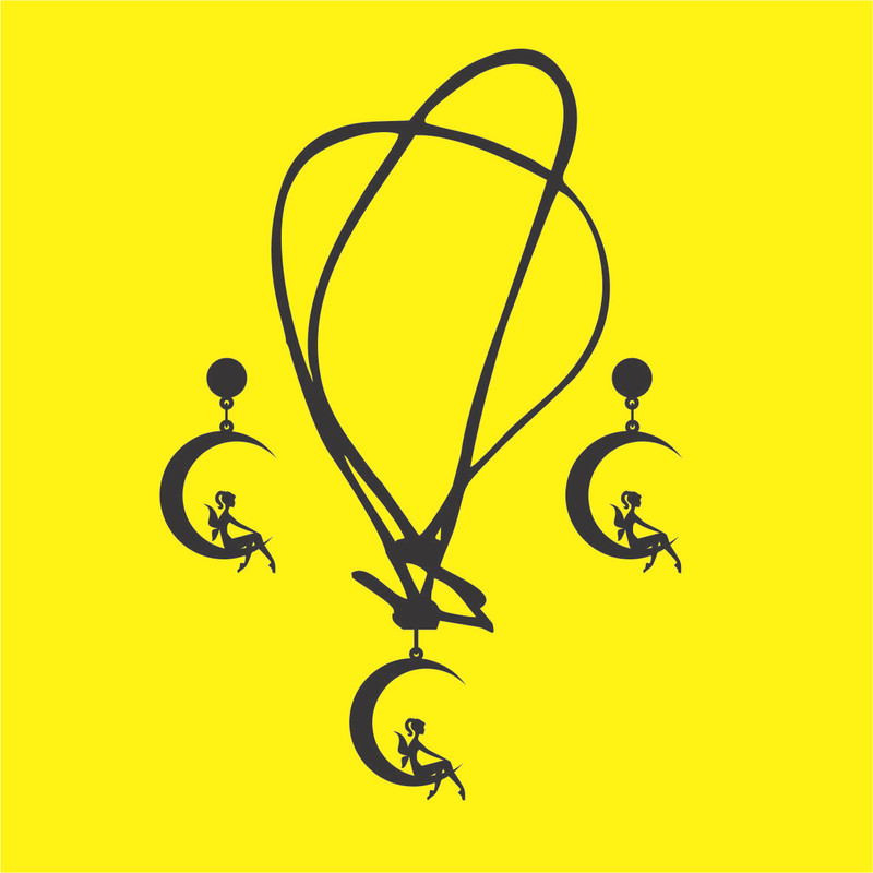 نیم ست دخترانه مدل دختر روی ماه