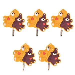 قلاب آویز آشپزخانه مدل خرس بسته 5 عددی 