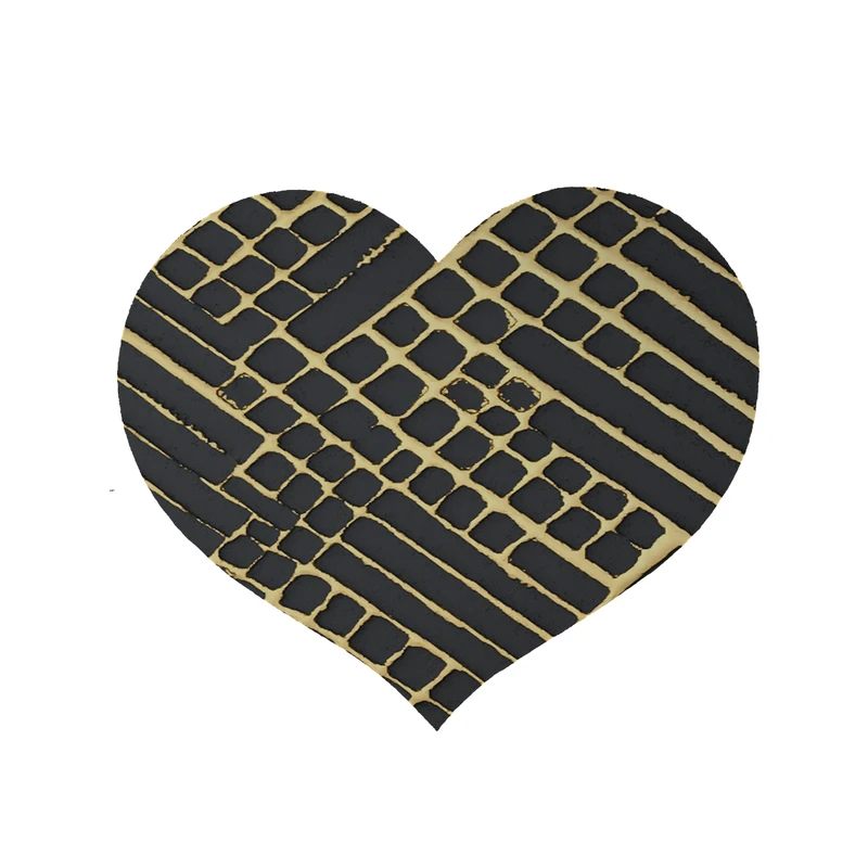 پادری مدل قلب طرح کلاسیک کد 8790 سایز 90x90 سانتی متر