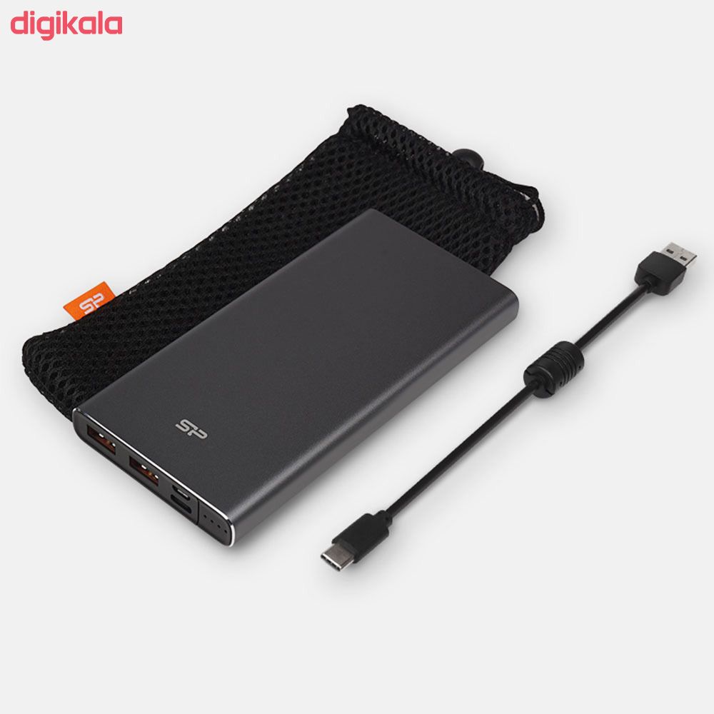 شارژر همراه سیلیکون پاور مدل QP60 ظرفیت 10000 میلی آمپر ساعت main 1 3