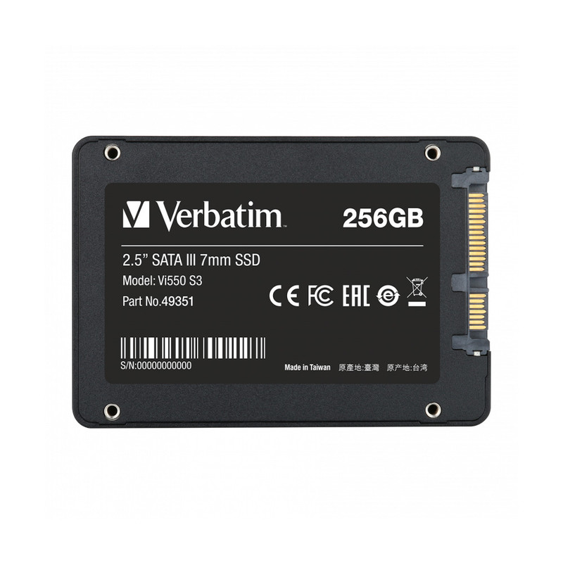 اس اس دی اینترنال SATA III ورباتیم مدل VI550 S3 ظرفیت 256 گیگابایت