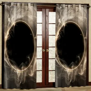   پرده مدل دود هازان پانچی کد 4870 سایز 140x200 سانتی متر