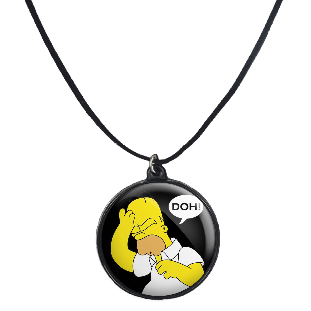 گردنبند پرمانه طرح سیمپسون ها کد pmb.1767 مدل دو طرفه