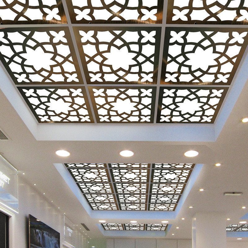 تایل سقفی آسمان مجازی بنی دکو مدل MC01 اندازه 60x60 سانتی متر مجموعه 4 عددی