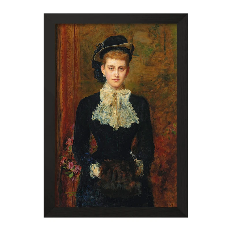 تابلو خندالو مدل نقاشی کنتس دو پورتالس اثر سر جان اورت میلیس کد F12336