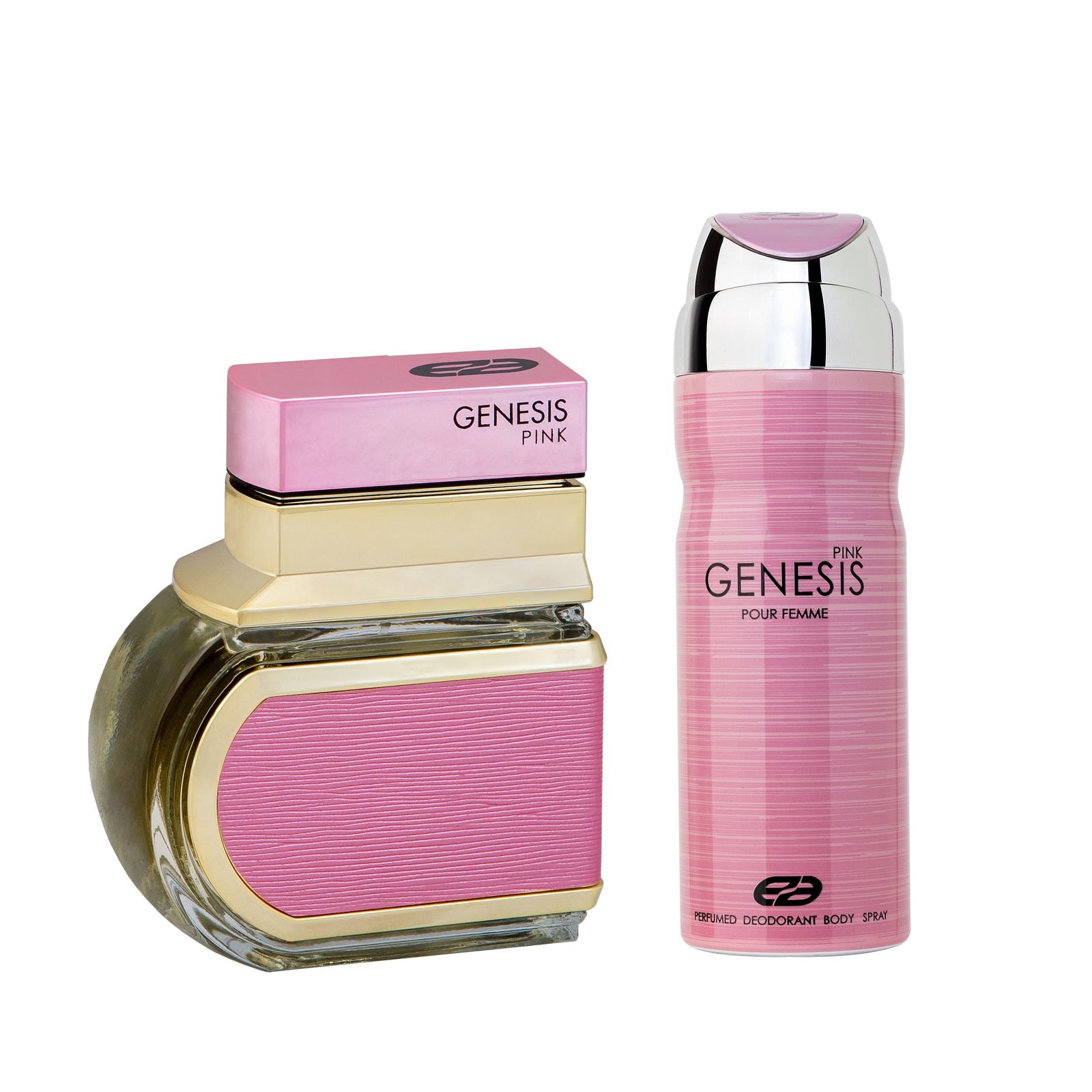 ادو تویلت زنانه عماد آرا مدل Genesis Pink حجم 100 میلی لیتر به همراه اسپری خوشبو کننده بدن زنانه عماد آرا مدل Genesis حجم 200 میلی لیتر -  - 1