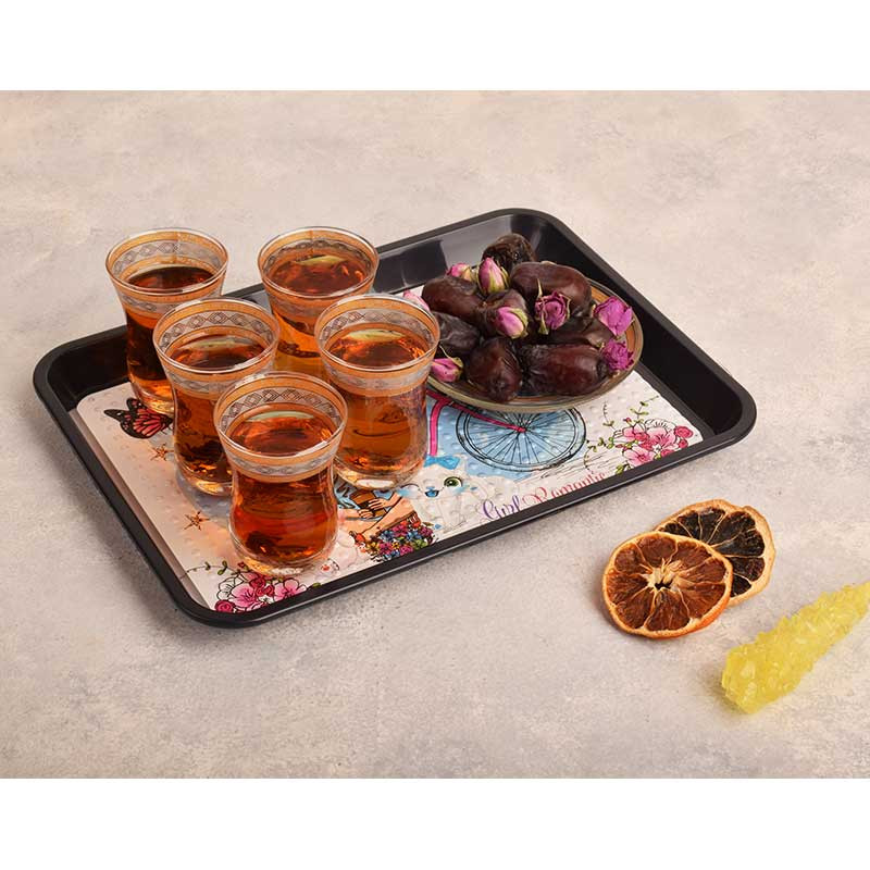 سینی مهروز مدل S-1403-173 طرح Girl
