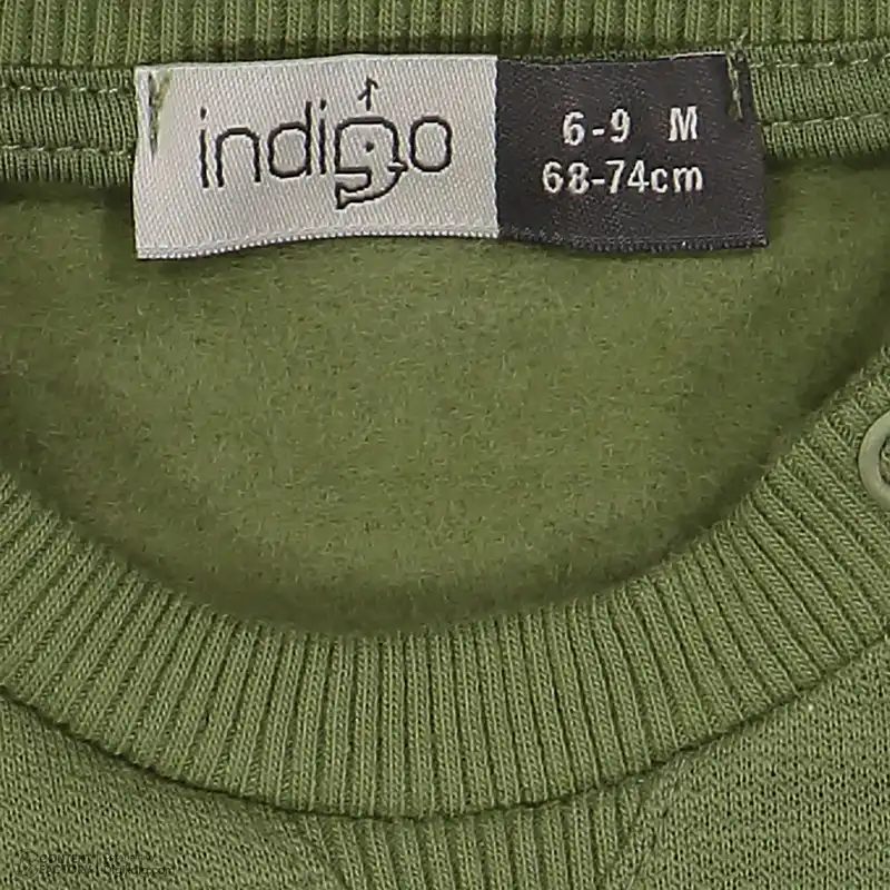 ست سویشرت و شلوار نوزادی ایندیگو مدل 23229