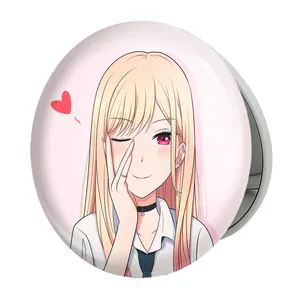 آینه جیبی خندالو طرح کیتاگاوا انیمه مای درس آپ دارلینگ مدل تاشو کد 23884 