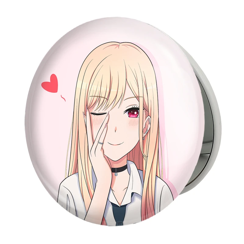 آینه جیبی خندالو طرح کیتاگاوا انیمه مای درس آپ دارلینگ مدل تاشو کد 23884 