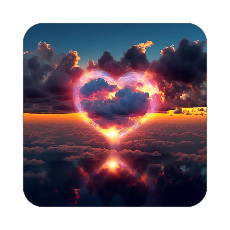 زیر لیوانی کاکتی مدل عاشقانه کد mp12017