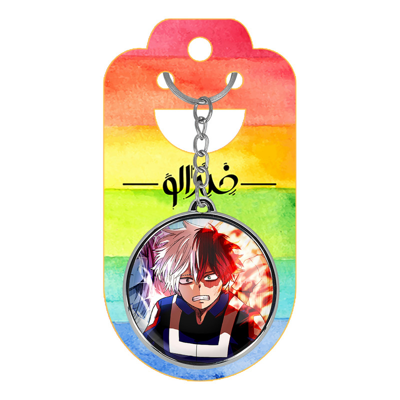 جاکلیدی خندالو طرح شوتو تودوروکی انیمه قهرمان من مدل دوطرفه کد 1323413238