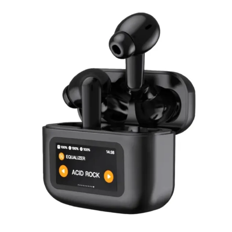 هدفون بی سیم گرین لاین مدل HNS TEXTURE WAVE TOUCH ANC 