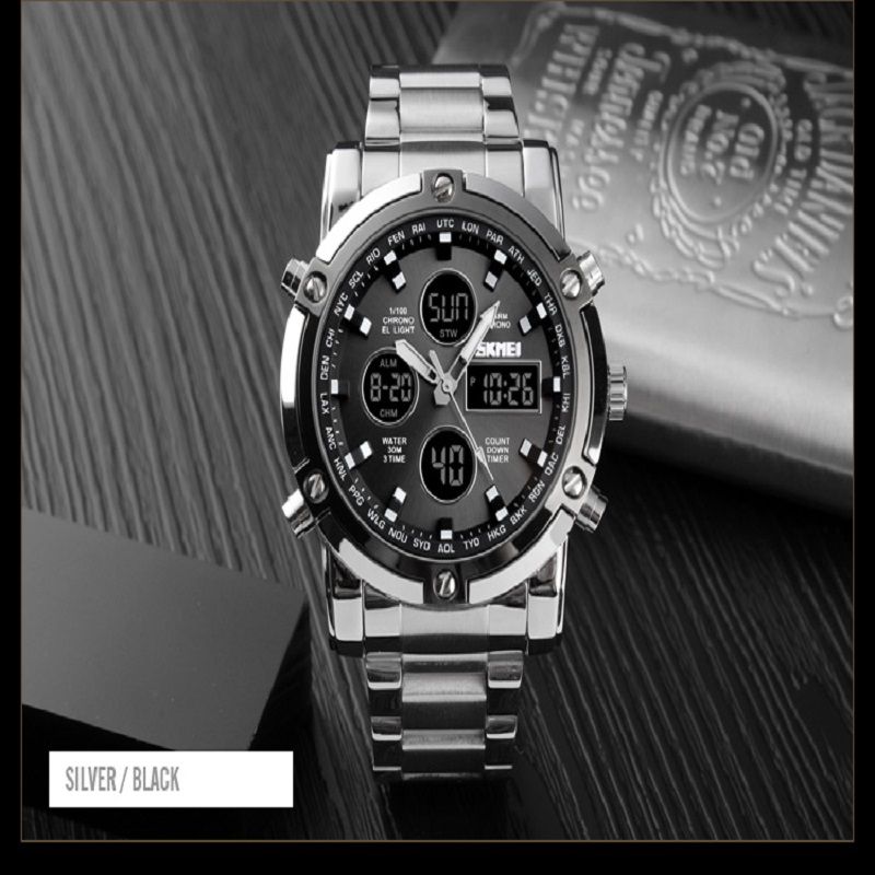 ساعت مچی عقربه‌ای مردانه اسکمی مدل 1389silver -  - 4