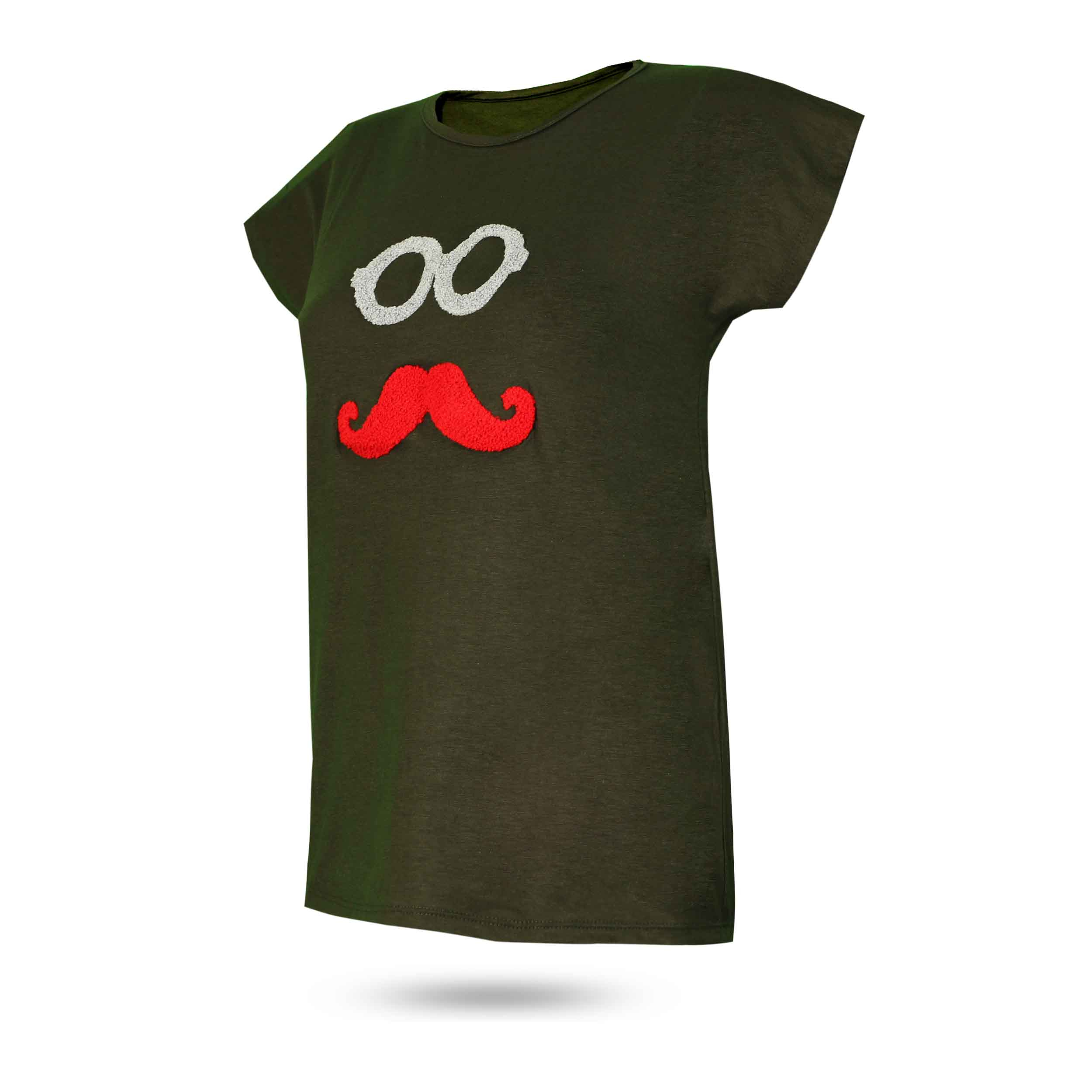 تی شرت آستین کوتاه زنانه مدل سیبیل 15