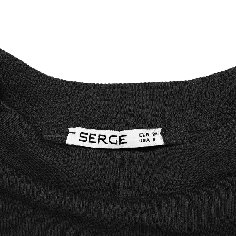 بلوز آستین بلند زنانه سرژه مدل 203513 رنگ مشکی