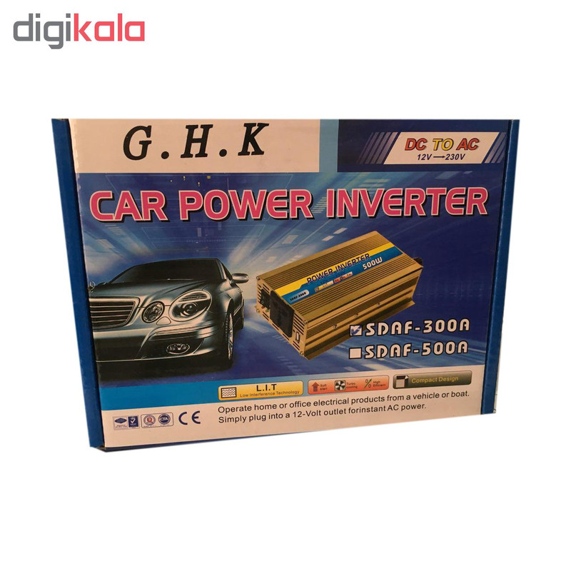 مبدل برق جی اچ کا مدل SDAF-300A ظرفیت 300 وات