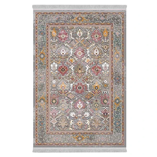 فرش پارچه‌ای دفه مدل فرشینه طرح مدرن کد 173